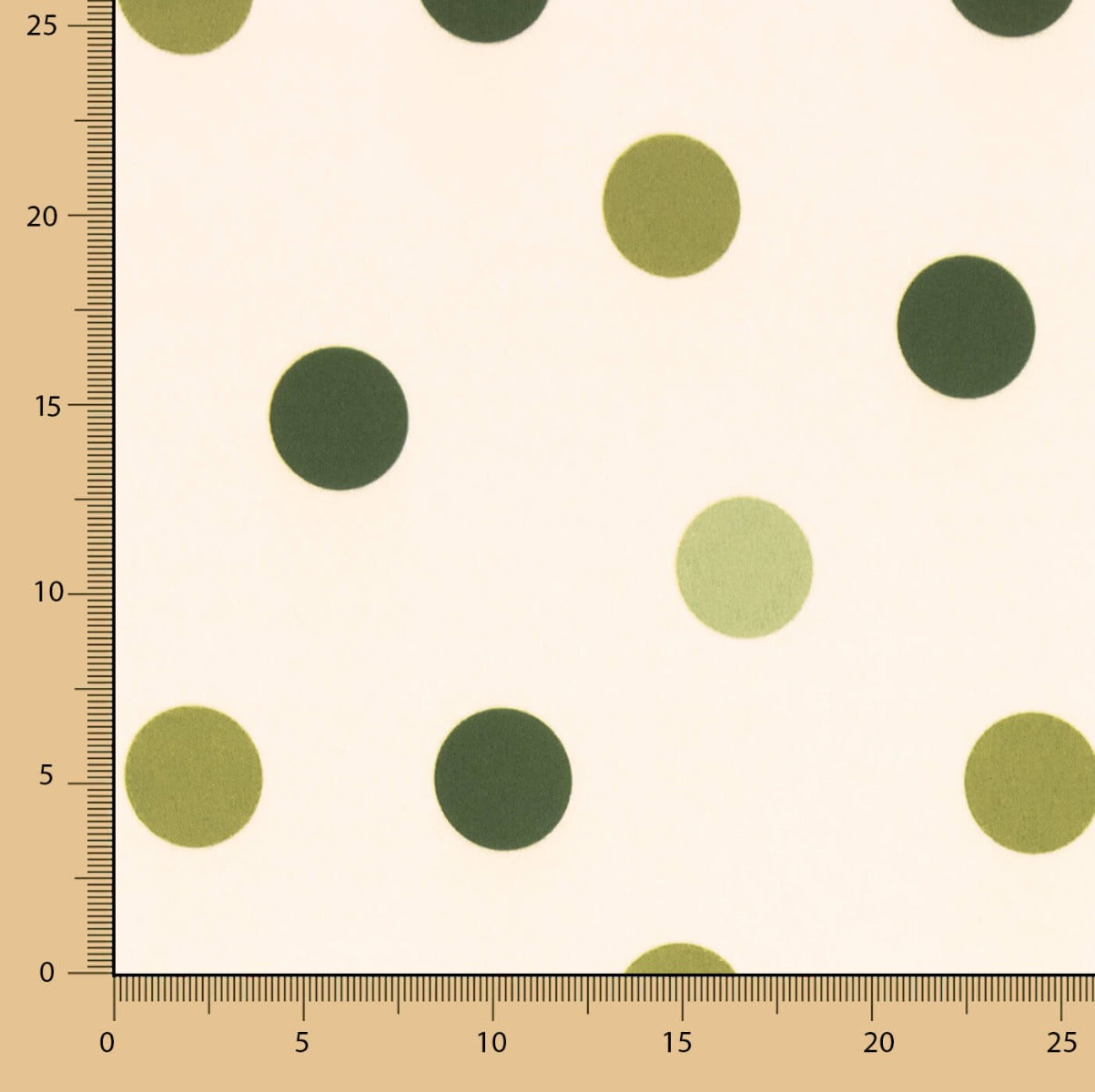 Fama Strecht Shine Grün Polka Dots - Ribes y Casals