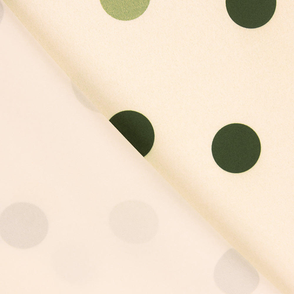 Fama Strecht Shine Grün Polka Dots - Ribes y Casals