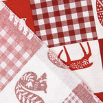 Bedrucktes Canvas „Weihnachten“ im nordischen Patchwork-Stil - Ribes y Casals