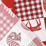 Bedrucktes Canvas „Weihnachten“ im nordischen Patchwork-Stil - Ribes y Casals