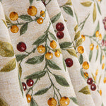 Bedrucktes Canvas „Weihnachten – Zweige und Beeren“ - Ribes y Casals