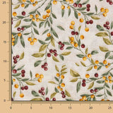 Bedrucktes Canvas „Weihnachten – Zweige und Beeren“ - Ribes y Casals