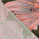 Satin mit Hibiskus-Muster - Ribes y Casals