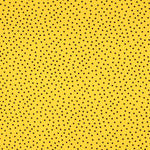 Krepp-Polka-Dots Schwarz 7mm Gelb - Ribes y Casals