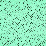 Krepp-Polka-Dots Schwarz 7mm Mint - Ribes y Casals