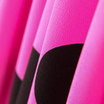 Crepe Polka Dots Schwarz 55mm Fuchsia - Ribes y Casals