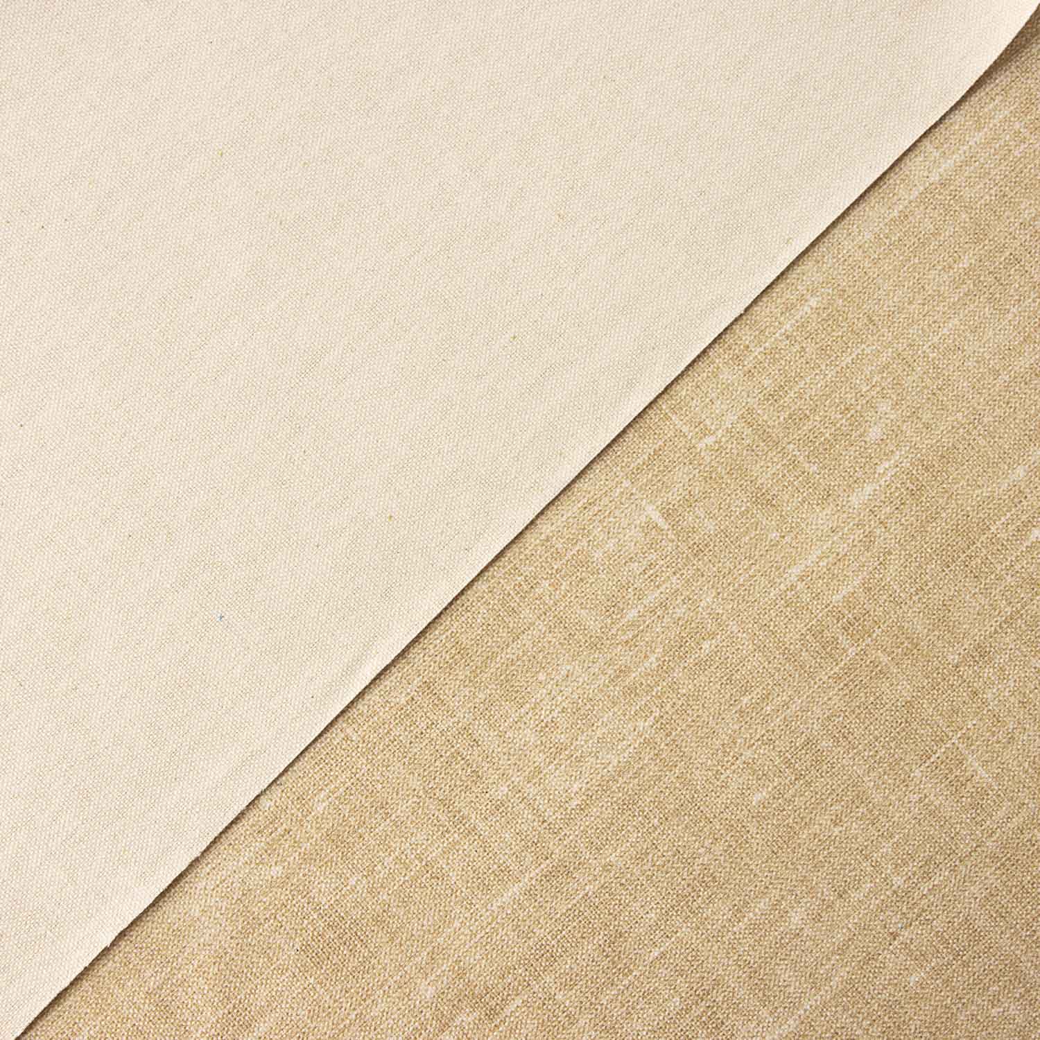 Einfarbige, beschichtete Tischdecke in Beige - Ribes y Casals