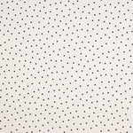 Elastischer Gabardine 0,5cm Polka Dots Weiß - Ribes y Casals