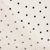 Elastischer Gabardine 0,5cm Polka Dots Weiß - Ribes y Casals