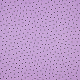 Elastischer Gabardine 0,5cm Mauve Polka Dots - Ribes y Casals