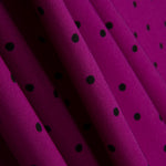 Elastischer Mackintosh 0,5cm Polka Dots Orchidee - Ribes y Casals