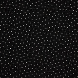 Elastischer Mackintosh 0,5cm Polka Dots Schwarz - Ribes y Casals