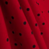 Elastischer Mackintosh 0,5cm Polka Dots Rot - Ribes y Casals