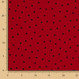 Elastischer Mackintosh 0,5cm Polka Dots Rot - Ribes y Casals