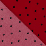 Elastischer Mackintosh 0,5cm Polka Dots Rot - Ribes y Casals