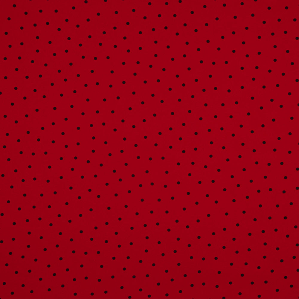 Elastischer Mackintosh 0,5cm Polka Dots Rot - Ribes y Casals