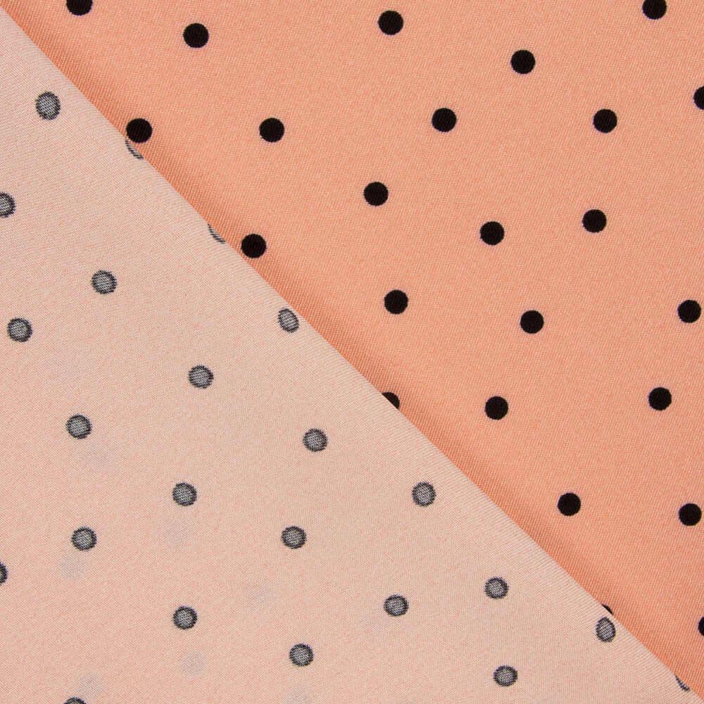 Rosa Polka Dots Elastischer Trenchcoat 0,5cm - Ribes y Casals