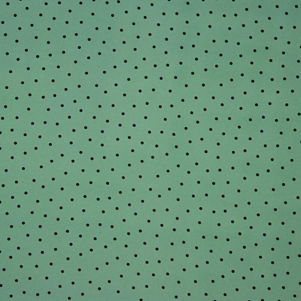 Elastische Gabardine 0,5cm Polka Dots Salbei Grün - Ribes y Casals