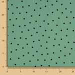 Elastische Gabardine 0,5cm Polka Dots Salbei Grün - Ribes y Casals