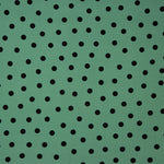 Salbeigrün gepunktet 2cm elastischer Gabardine - Ribes y Casals