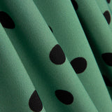 Salbeigrün gepunktet 2cm elastischer Gabardine - Ribes y Casals