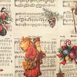 Harzbeschichtet, fleckabweisend, Weihnachten, Vintage-Muster - Ribes y Casals