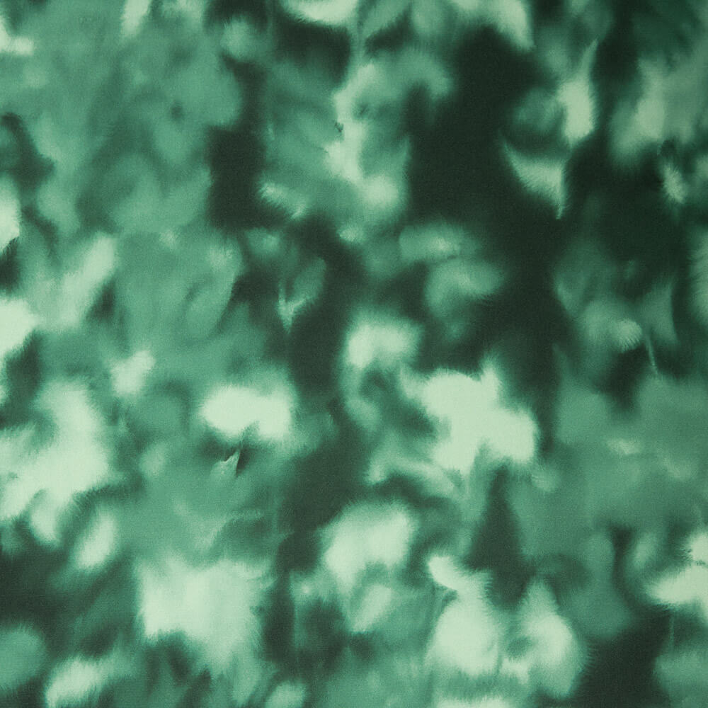 Satin Print Delhi grün - Ribes y Casals