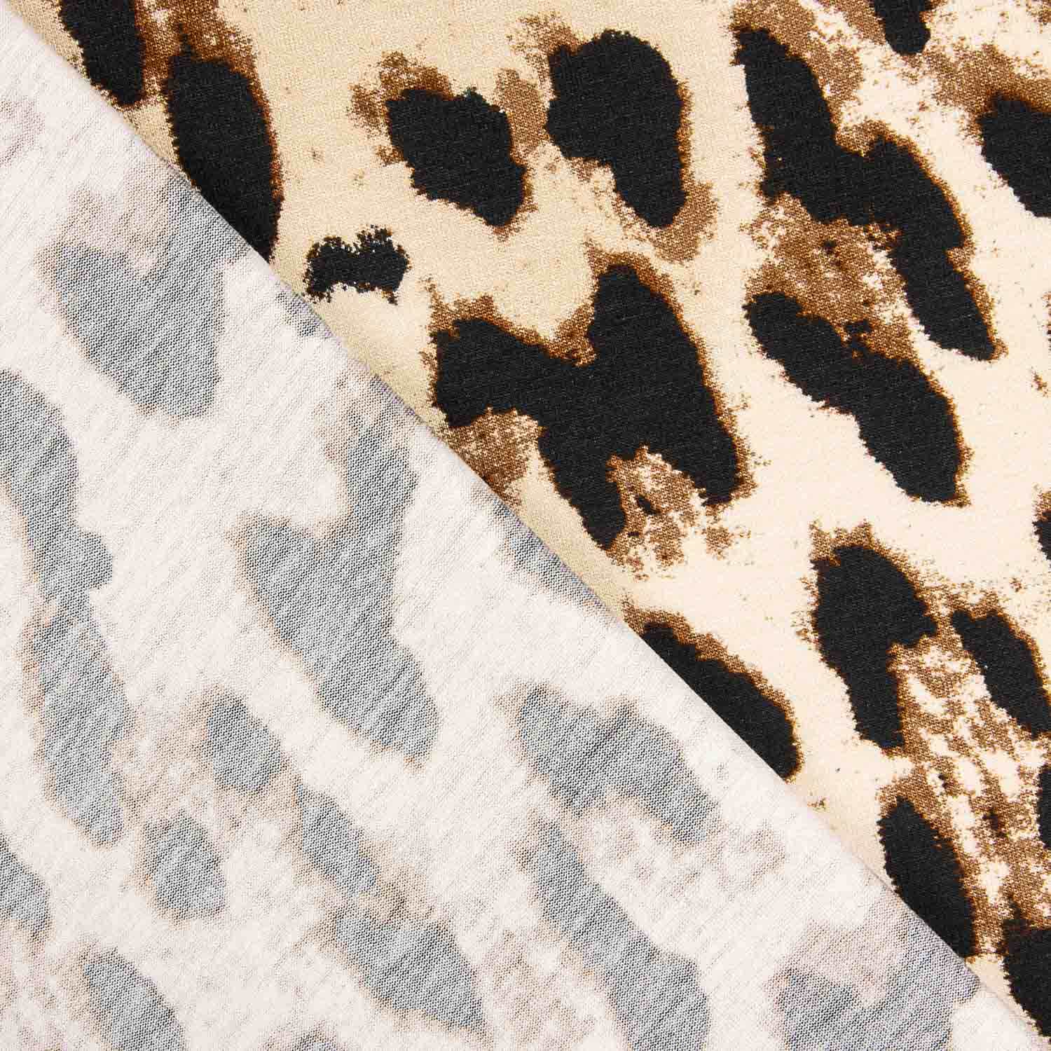 Wild Safari Print Viskosestrick - Ribes y Casals