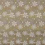 Jutestoff-Dekoration mit bedrucktem Muster in Gold-Tönen - Ribes y Casals