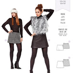 Schnittmuster Burda 8237 Rock - Ribes y Casals