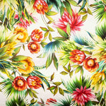 Natürliche Seide Satin Tropic Wave - Ribes y Casals