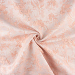 Reststück Brokat mit Blumenmuster in zartem Rosa – verschiedene Maße x Breite 140 cm - Ribes y Casals