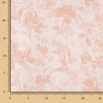 Reststück Brokat mit Blumenmuster in zartem Rosa – verschiedene Maße x Breite 140 cm - Ribes y Casals