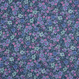 Baumwollstoff „Wilder Garten“ Blau - Ribes y Casals
