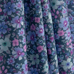 Baumwollstoff „Wilder Garten“ Blau - Ribes y Casals