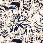 Satin Duchesse Animal Print Gebrochenes Weiß - Ribes y Casals