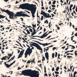 Satin Duchesse Animal Print Gebrochenes Weiß - Ribes y Casals