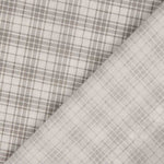 Bettlaken aus 100 % Baumwolle, beige mit Karos, 200 Fadenzahl - Ribes y Casals