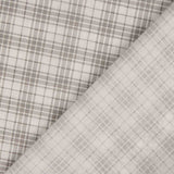 Bettlaken aus 100 % Baumwolle, beige mit Karos, 200 Fadenzahl - Ribes y Casals