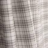 Bettlaken aus 100 % Baumwolle, beige mit Karos, 200 Fadenzahl - Ribes y Casals