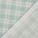 Bettlaken aus 100 % Baumwolle mit Karos, seegrün, 200 Fadenzahl - Ribes y Casals