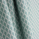 Bettlaken aus 100 % Baumwolle, Rautenmuster, Wassergrün, 200 Fadenzahl - Ribes y Casals