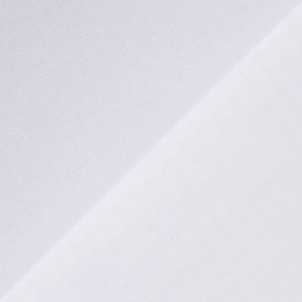 Etamin Plain Sheer Vorhang Weiß Feuerhemmend - Ribes y Casals