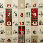 Baumwollstoff-Adventskalender, wendbar - Ribes y Casals