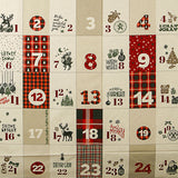 Baumwollstoff-Adventskalender, wendbar - Ribes y Casals