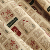 Baumwollpopeline Weihnachten Vintage-Muster - Ribes y Casals