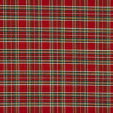 Fein bedruckter Weihnachts-Tartan-Stoff mit Lurex - Ribes y Casals