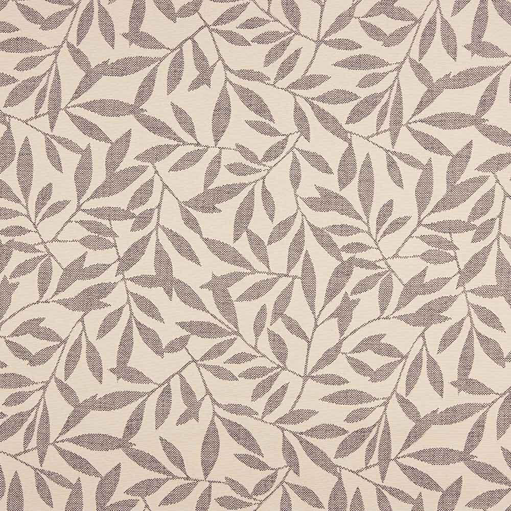 Bordeaux-Blätter-Jacquard-Polsterung - Ribes y Casals