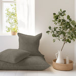 Samtpolsterung glatt Taupe Grau - Ribes y Casals