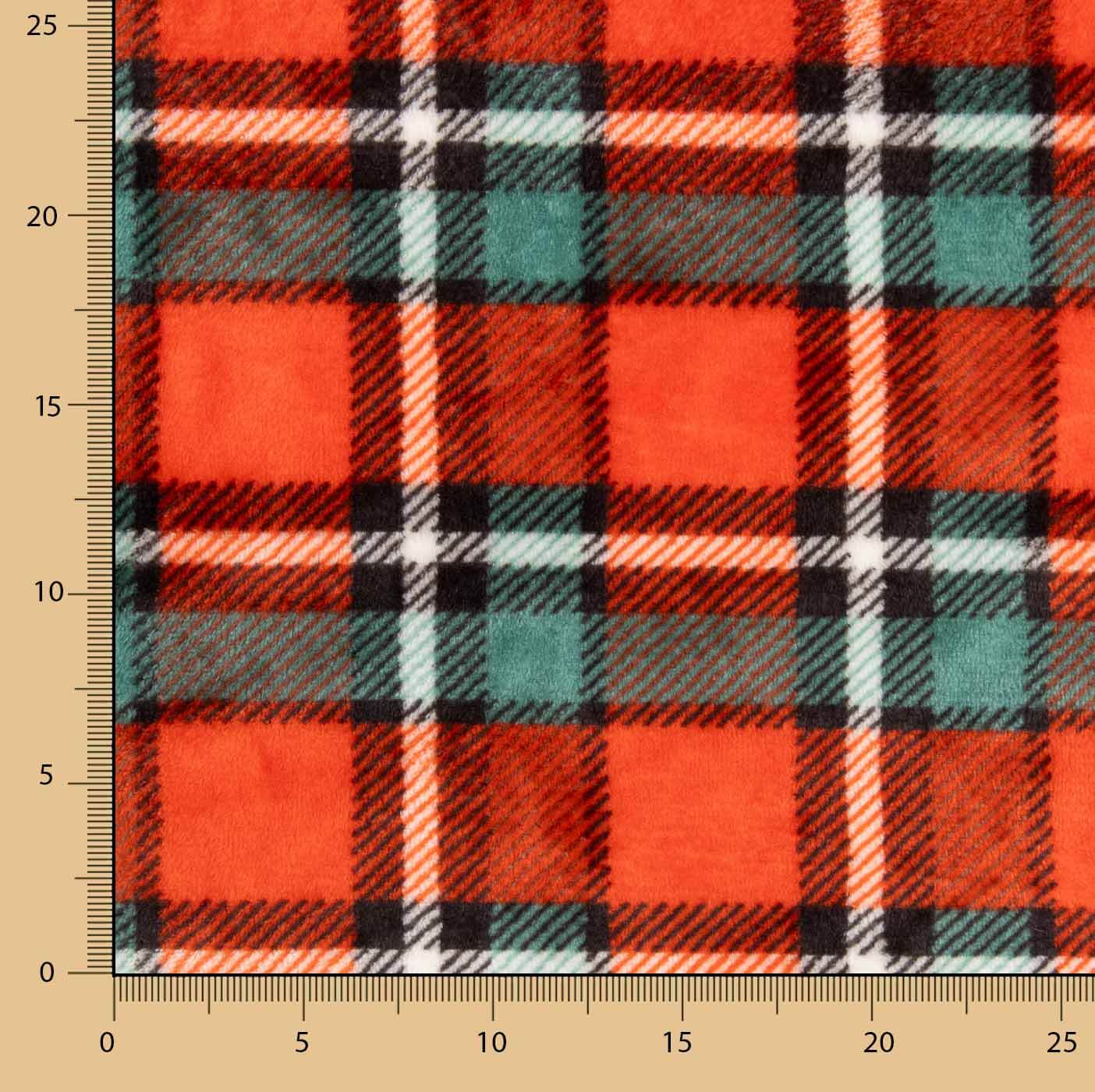 Minky Soft Plaid Weihnachten - Ribes y Casals